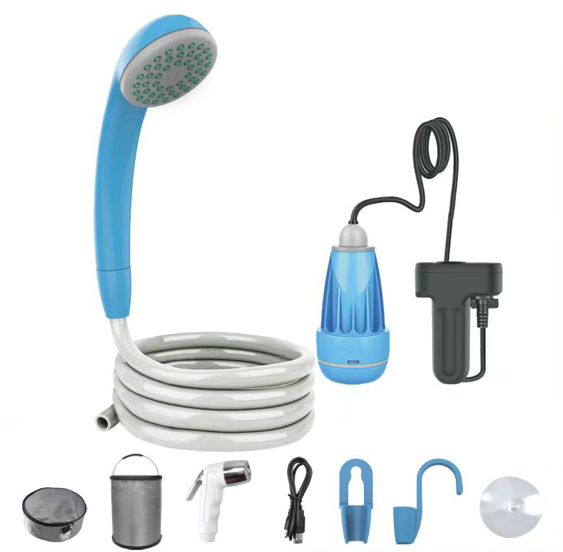 Portable Outdoor Shower with Bucket – Complete Camping & Travel Shower Kit
