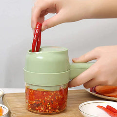 Rechargeable 4 in 1 Electric Vegetable Cutter. KSA.D