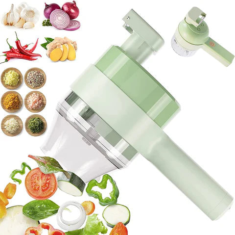 Rechargeable 4 in 1 Electric Vegetable Cutter. KSA.D